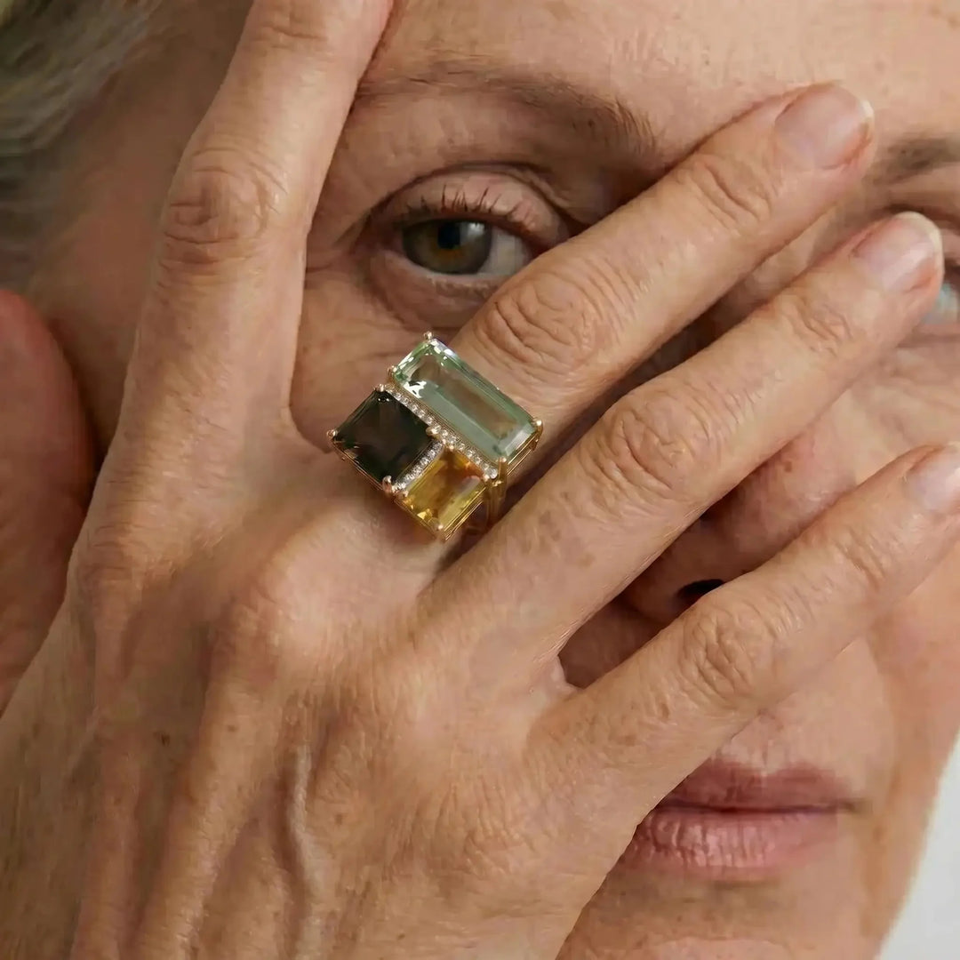 TriTone Mirage Ring