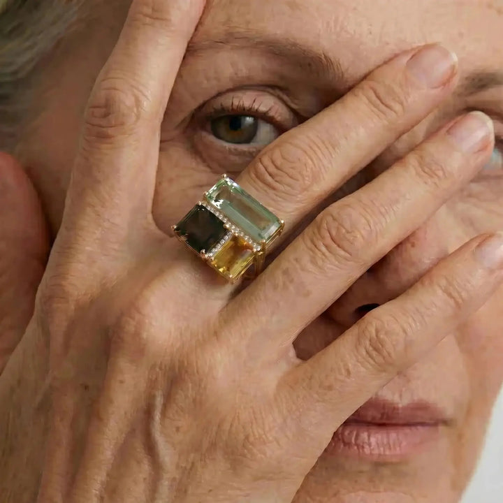 TriTone Mirage Ring