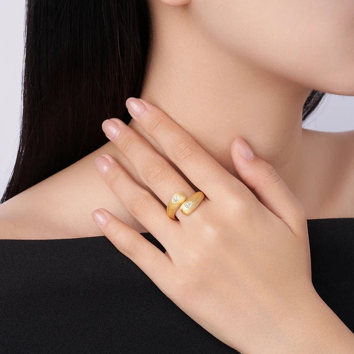 Twin Flame Zircon Ring