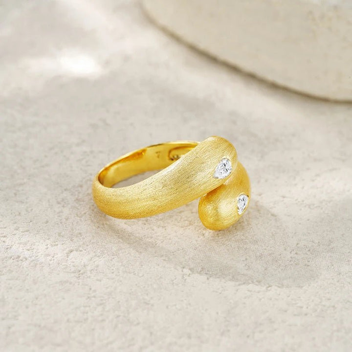 Twin Flame Zircon Ring