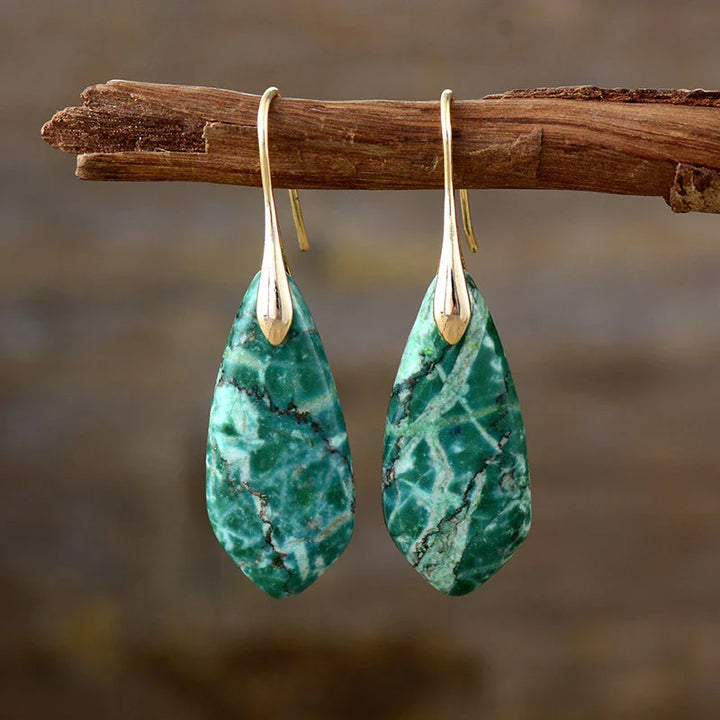 Nature’s Artistry Teardrop Earrings