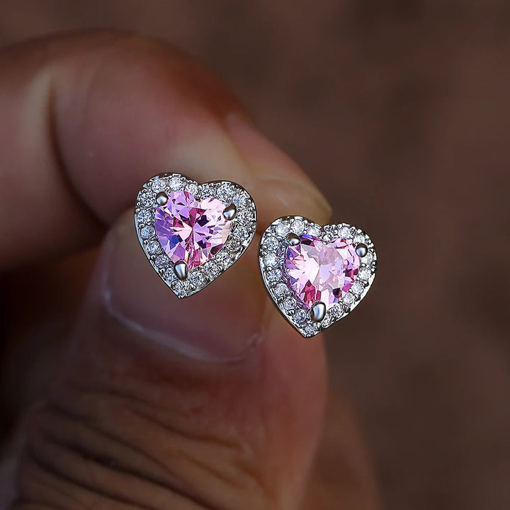 Heart Shaped Colorful Earrings