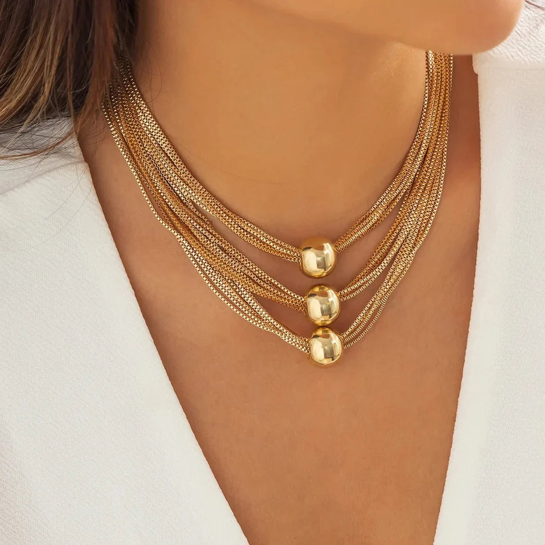 Triple Elegance Necklace