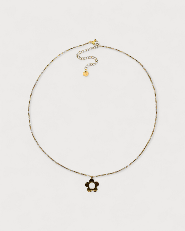 Beautiful Flower - Necklace - Stainless Steel