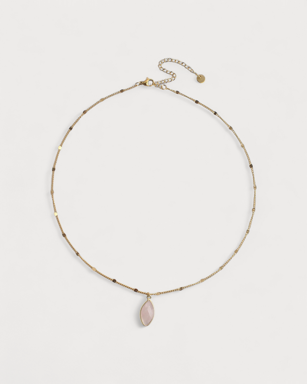 Dani - Necklace - Natural Stone- Stainless Steel
