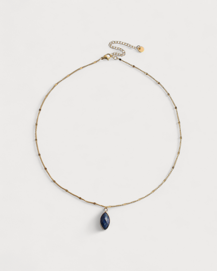 Dani - Necklace - Natural Stone- Stainless Steel