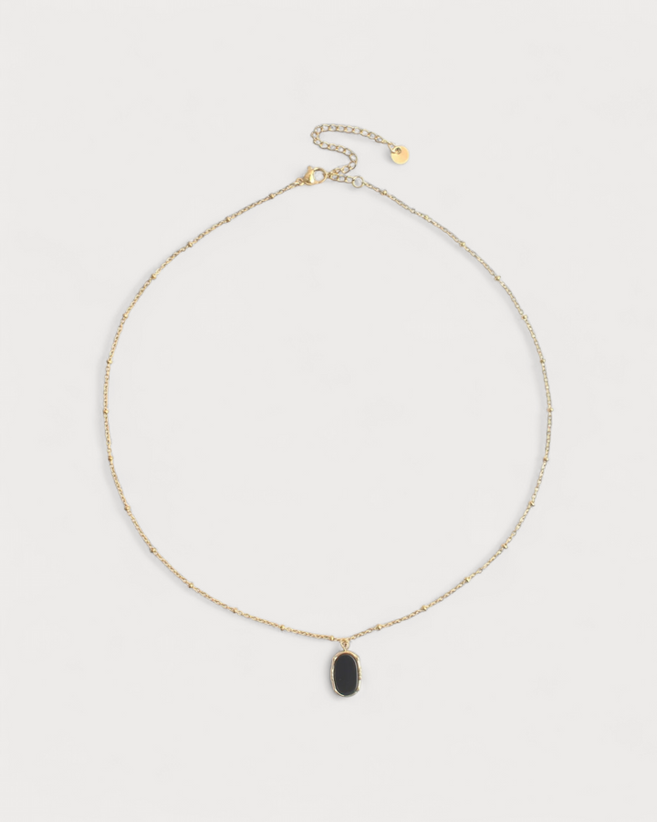 Evelyn - Necklace - Natural Stone - Stainless Steel