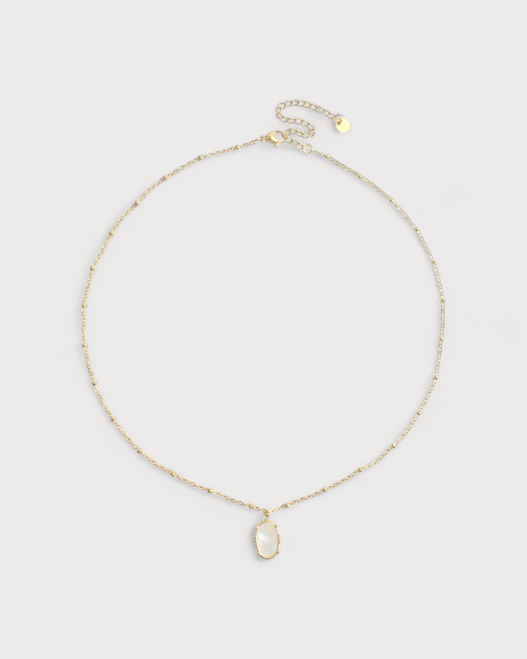 Evelyn - Necklace - Natural Stone - Stainless Steel