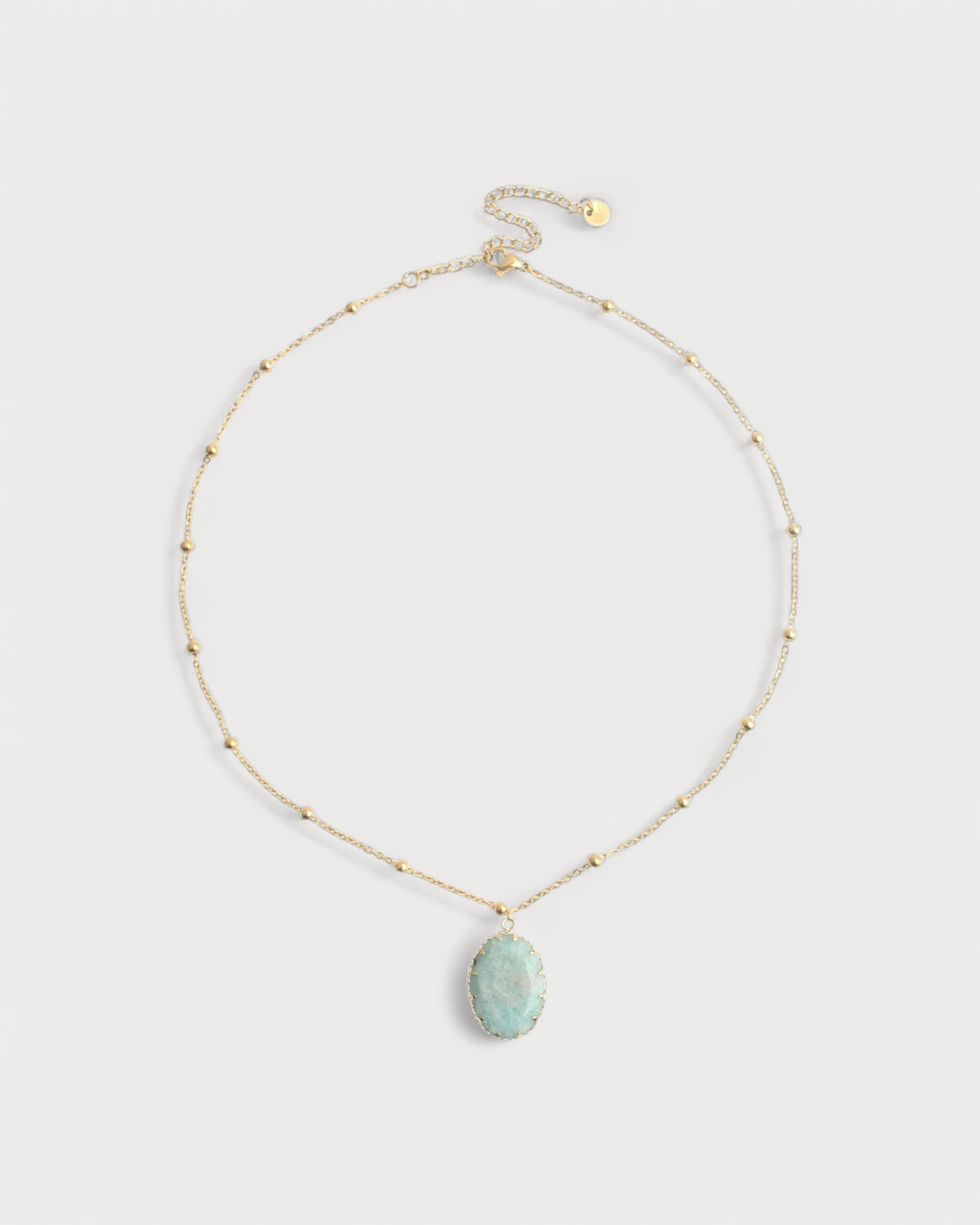 Darla - Necklace - Natural Stone - Stainless Steel