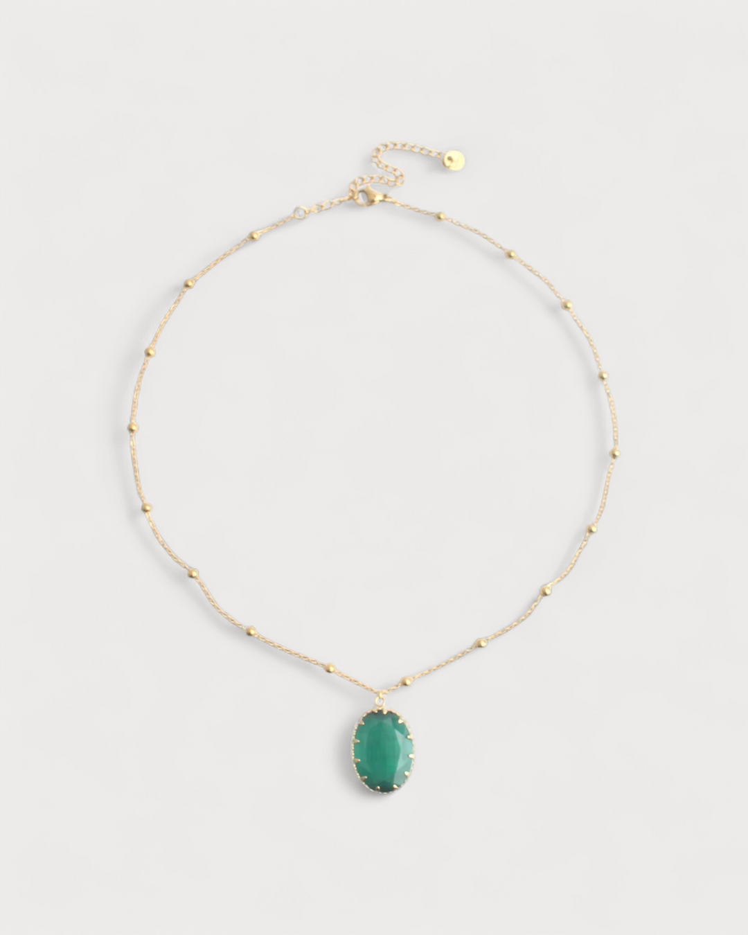 Darla - Necklace - Natural Stone - Stainless Steel