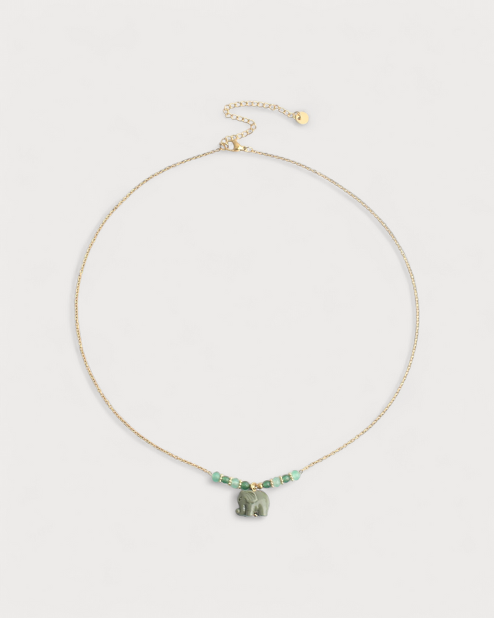 Elephant - Necklace - Stainless Steel