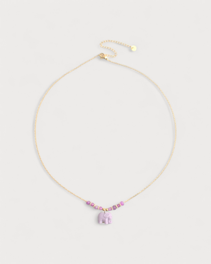 Elephant - Necklace - Stainless Steel