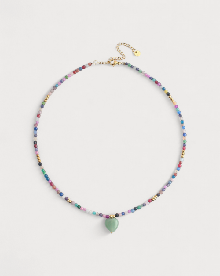Capri - Necklace - Natural Stone - Stainless Steel