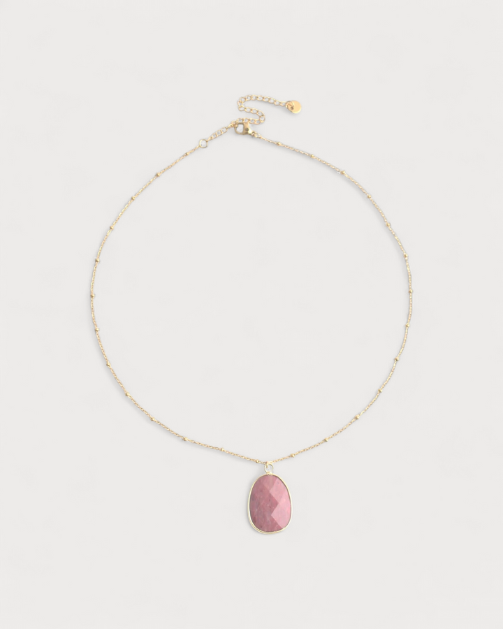 Edita - Necklace - Natural Stone - Stainless Steel