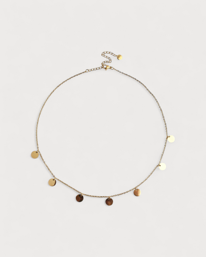 Coins - Necklace - Stainless Steel