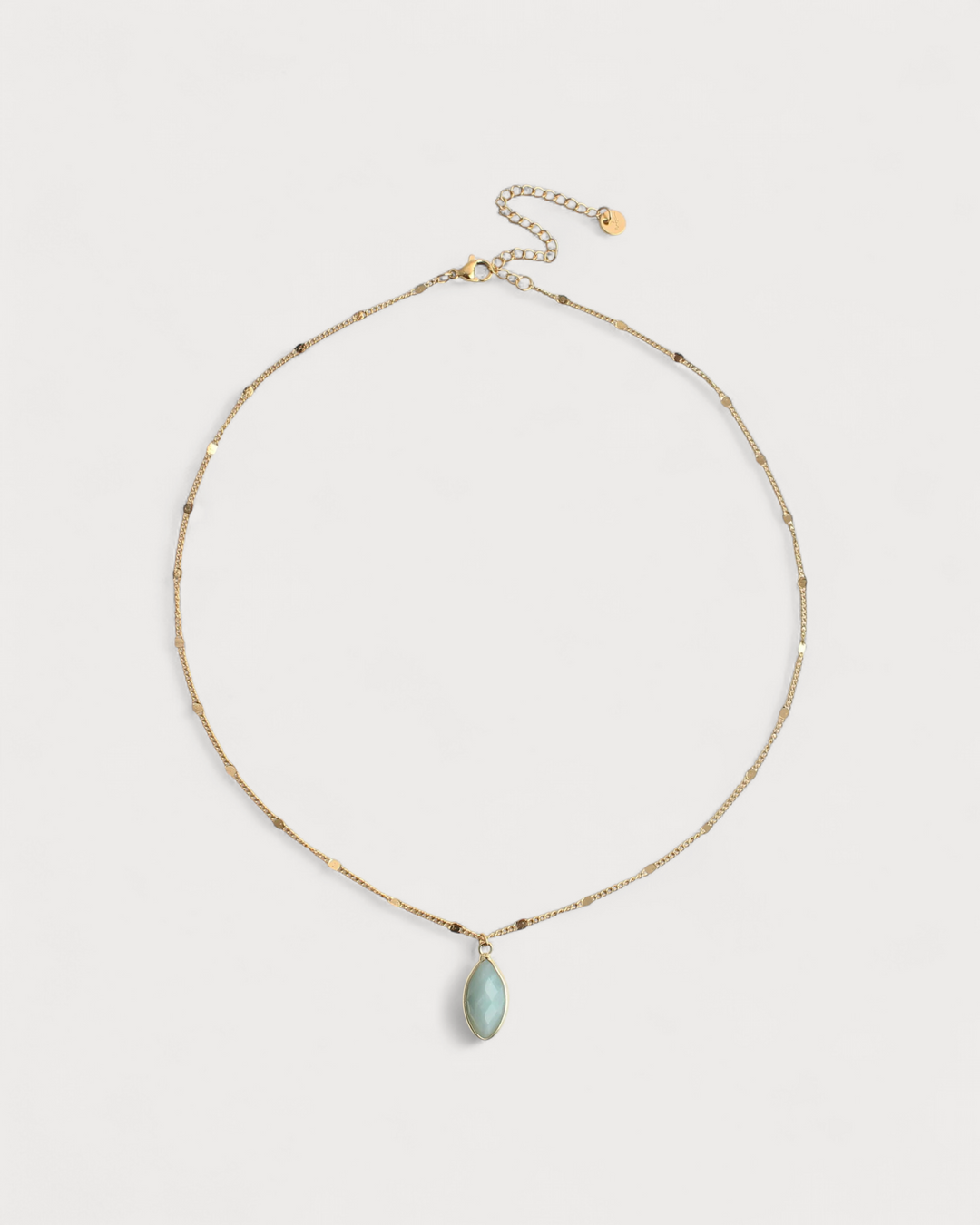 Dani - Necklace - Natural Stone- Stainless Steel