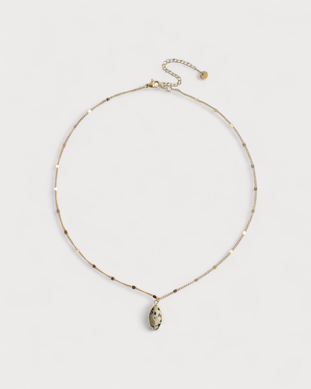 Dani - Necklace - Natural Stone- Stainless Steel